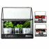 Aromates bio Châssis zinc noir 3 pots zinc
