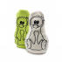 Doudou Bouillotte Pingouin  Vert 