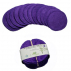 Disque démaquillant visage - lot de 12 - Violet - Collection Bambou 