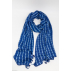 Echarpe Foulard Modal brodée main / NOEUDS PAPILLON / Collection Sans Frontières "Hêtre"