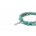 Bracelet d'allaitement - Howlite teintée bleue turquoise