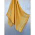 Serviette de bain & Plage, fouta hammam coton bio, SUNFLOWER, 90x160 cm