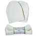 Gants de toilette spécial bébé - Lot de 2 - ivoire - Collection Bambou