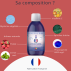 Immunergie Bleue • Bleu de Spiruline Bio à la fraise et au citron vert • Phycocyanine 6000mg/L • Naturel et français
