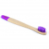 Brosse à dents enfant en bambou violet