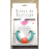 Bracelet de dentition silicone hochet - bleu/orange