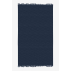 Fouta de plage coton 320g 100/180cm vagues japonaise bleu atlantique