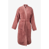 Peignoir coton 450g taille S/M rose fumé