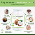 Huile de Coco Bio Extra Vierge Naturelle - Pour Cheveux Corps Peau Visage Lèvres - Cuisson des Aliments - 1 kg