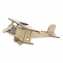 Maquette biplan solaire en bois "Flying Star"