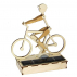 Maquette cycliste solaire en bois