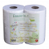 Essuie-tout blanc 100% recyclé 200 feuilles x2 Ecolabel - Papeco