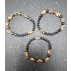 Bracelet Shungite et Agate du Tibet 