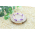 Bracelet Quartz Rose Améthyste Perles rondes 8 mm Perle coeur 15 mm