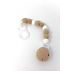 Attache sucette - Taupe