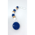 Attache sucette - bleu marine
