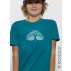 T shirt bio RESPIRE  imprimé en France artisan mode éthique équitable vegan fairwear enfant 