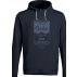 Sweat shirt bio CHICKEN OGM imprimé en France artisan mode éthique fairwear enfant noir