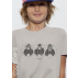T shirt bio 3 SINGES  imprimé en France artisan mode éthique équitable vegan fairwear enfant