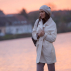Manteau molleton Hibisca ecru 100% coton bio fabriqué en France