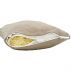 Oreiller de voyage laine naturel 40x30cm - Taupe