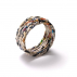 Bracelet en papier journal recyclé - Taille M - Grande Largeur