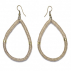 Boucles d'oreilles sisal Gouttes Terre et Sable