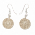 Boucles d'oreilles sisal Disque Sable