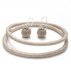 Boucles d'oreilles sisal Perles Terre
