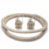 Boucles d'oreilles sisal Perles Terre et Sable