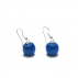 Boucles d'oreilles sisal Perles Bleu