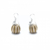 Boucles d'oreilles sisal Perles Ginger et Sable