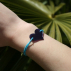 Kit DIY bioplastique Ekolori - Bracelet cœur bleu indigo