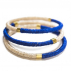 Bracelet sisal Bleu et Sable