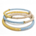 Bracelet sisal Sable, Or, Ciel
