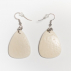 Boucles d'oreilles Autruche Naturelle