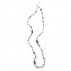 Collier sautoir graines zouloues et Améthyste
