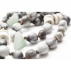 Collier sautoir graines zouloues et Aventurine