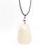 Collier pendentif Autruche Naturelle Pyramide