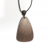 Collier pendentif Autruche Pyramide Bronze 