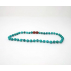 Collier Bébé - Pierres naturelles : Howlite & Magnésite teintée bleue