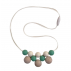 Collier de portage en silicone et bois de hêtre