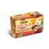 DANIVAL - dessert pomme fruits exotiques (mangue, banane et passion) 4x100g