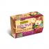 DANIVAL - dessert pomme fruits rouges 4x100g