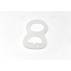 Embout silicone transparent pour attache sucette
