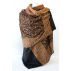 Etole classique motif Paisley en laine - L - Noir