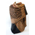 Etole classique motif Paisley en laine - L - Noir