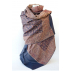 Etole classique motif Paisley en laine - L - Bleu Ardoise