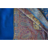 Etole classique motif Paisley en laine - M - Bleu Royal