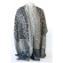 Etole classique motif Paisley en laine - M - Gris